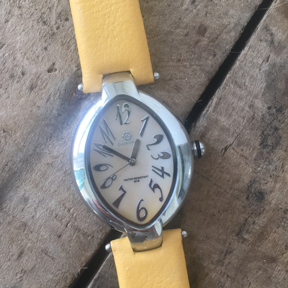 Women’s PASTORELLI ~ Yellow Band Watch